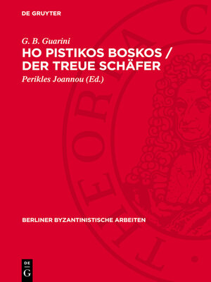 cover image of Ho pistikos boskos / Der treue Schäfer